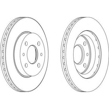 Photo Brake Disc FERODO DDF1142