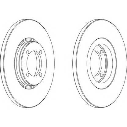Photo Brake Disc FERODO DDF115