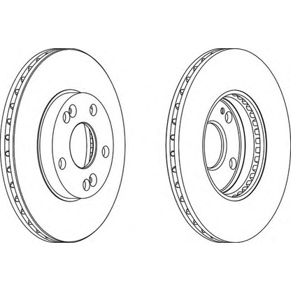 Photo Brake Disc FERODO DDF1167