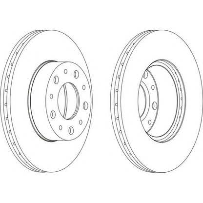 Photo Brake Disc FERODO DDF1170