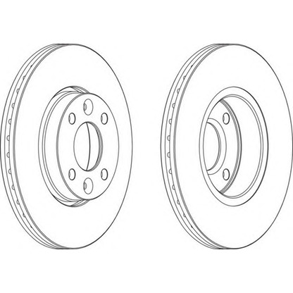 Photo Brake Disc FERODO DDF1201