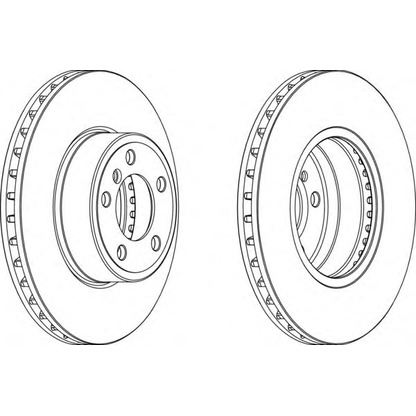 Photo Brake Disc FERODO DDF1243