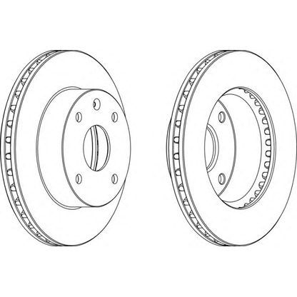 Photo Brake Disc FERODO DDF1257