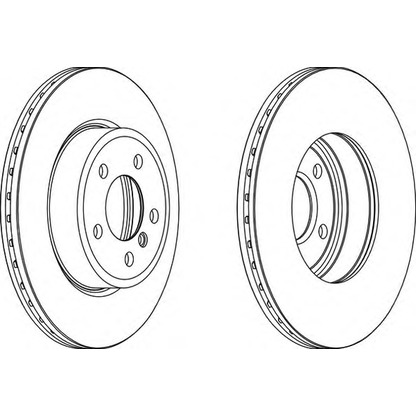 Photo Brake Disc FERODO DDF1271