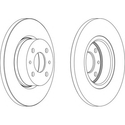 Photo Brake Disc FERODO DDF129