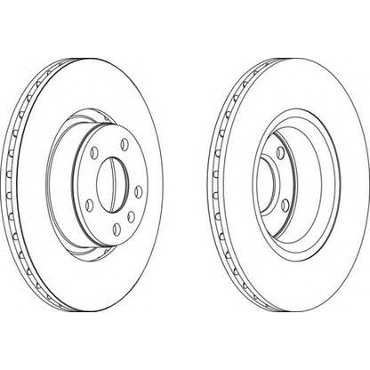 Photo Brake Disc FERODO DDF1291