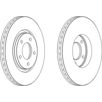 Photo Brake Disc FERODO DDF1372