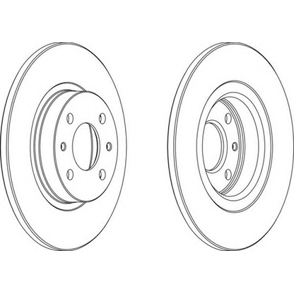Photo Brake Disc FERODO DDF141
