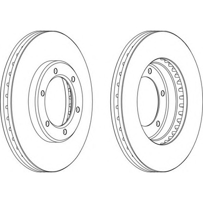 Photo Brake Disc FERODO DDF1441