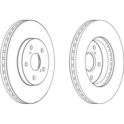 Photo Brake Disc FERODO DDF1446