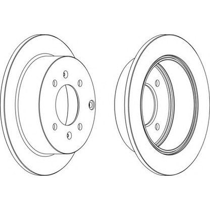 Photo Brake Disc FERODO DDF1448