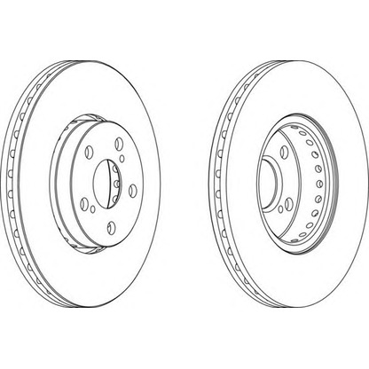 Photo Brake Disc FERODO DDF1575