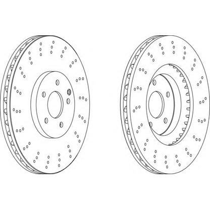 Photo Brake Disc FERODO DDF1650