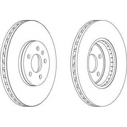 Photo Brake Disc FERODO DDF1664