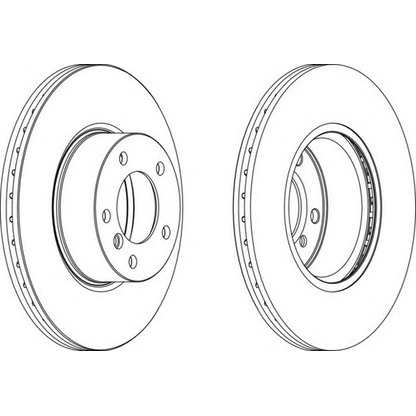 Photo Brake Disc FERODO DDF1717