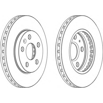 Photo Brake Disc FERODO DDF1721C