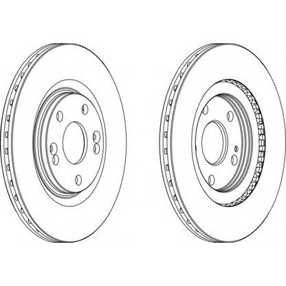 Photo Brake Disc FERODO DDF198