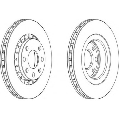 Photo Brake Disc FERODO DDF206