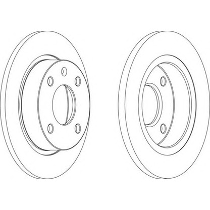 Photo Brake Disc FERODO DDF208