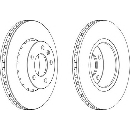 Photo Brake Disc FERODO DDF217