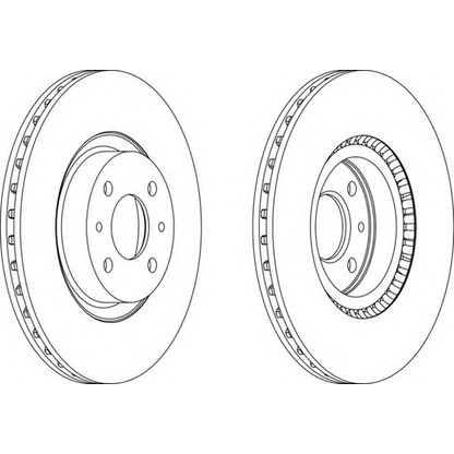 Photo Brake Disc FERODO DDF220