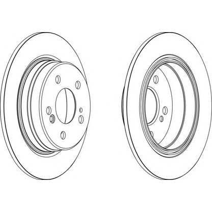 Zdjęcie Tarcza hamulcowa FERODO DDF224