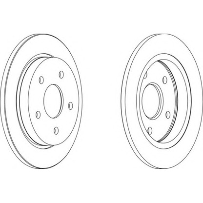 Photo Brake Disc FERODO DDF232