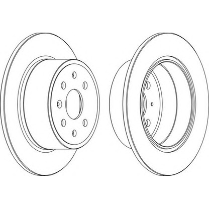 Photo Brake Disc FERODO DDF329