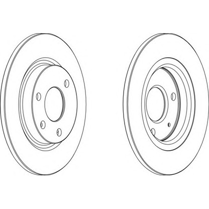 Photo Brake Disc FERODO DDF335