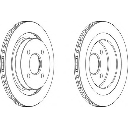 Photo Brake Disc FERODO DDF338