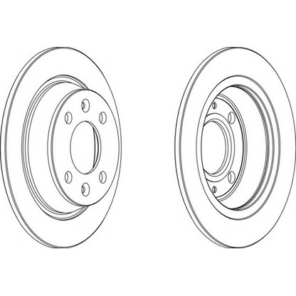 Photo Brake Disc FERODO DDF355