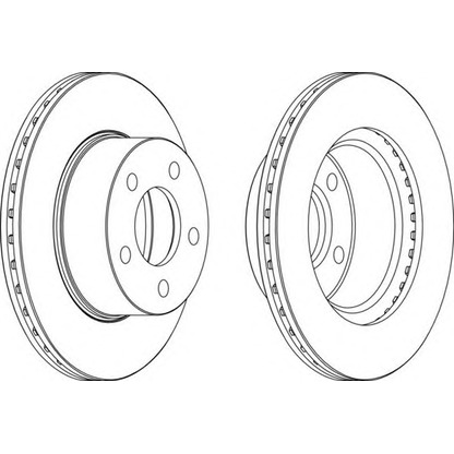 Photo Brake Disc FERODO DDF367