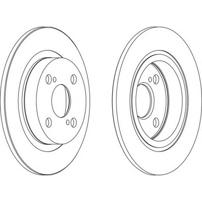 Photo Disque de frein FERODO DDF401