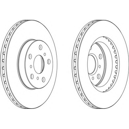 Фото Тормозной диск FERODO DDF411