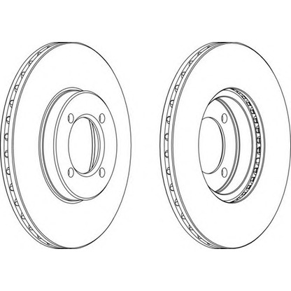 Photo Disque de frein FERODO DDF414