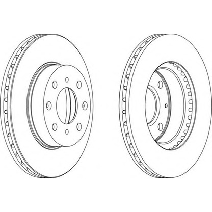 Photo Brake Disc FERODO DDF447