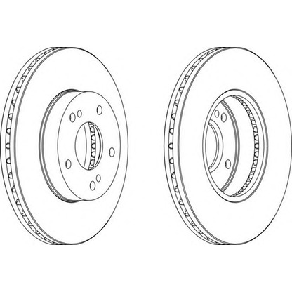 Photo Brake Disc FERODO DDF463