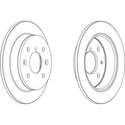 Zdjęcie Tarcza hamulcowa FERODO DDF544