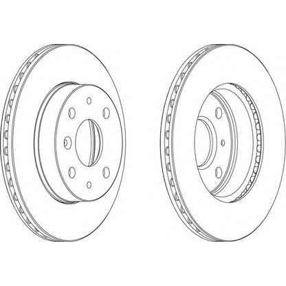 Photo Brake Disc FERODO DDF649