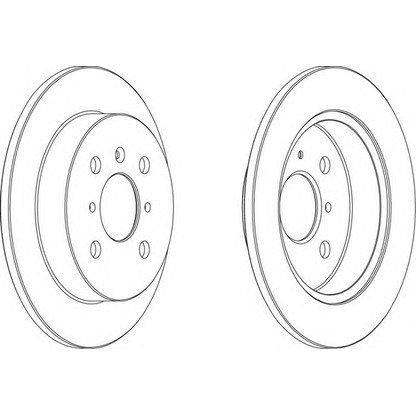 Photo Disque de frein FERODO DDF650