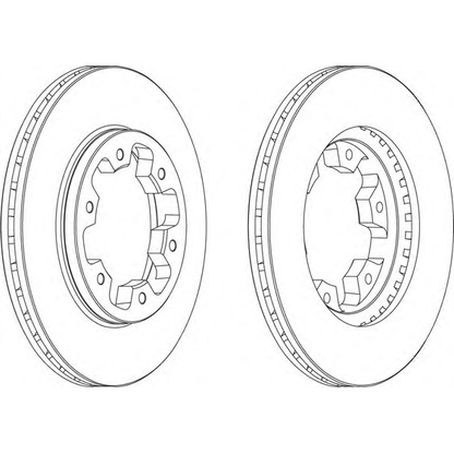 Photo Brake Disc FERODO DDF660