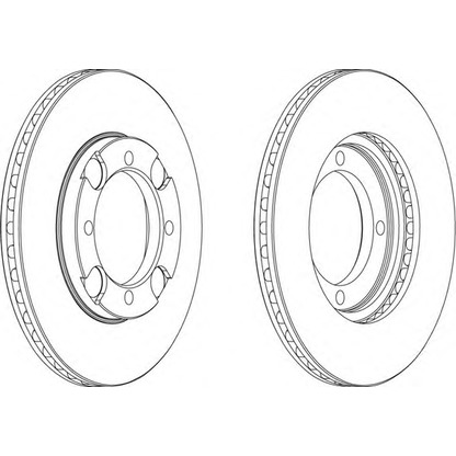 Photo Brake Disc FERODO DDF692