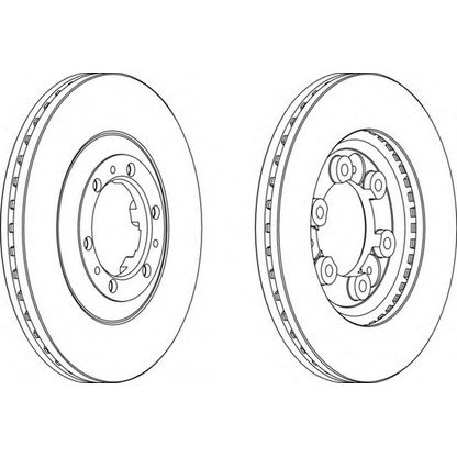 Фото Тормозной диск FERODO DDF694