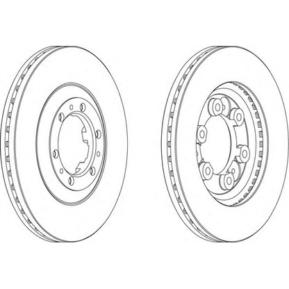Фото Тормозной диск FERODO DDF694
