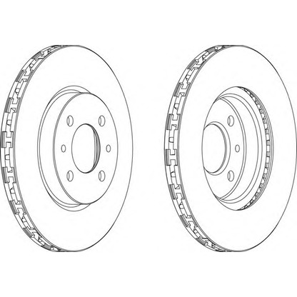 Zdjęcie Tarcza hamulcowa FERODO DDF762
