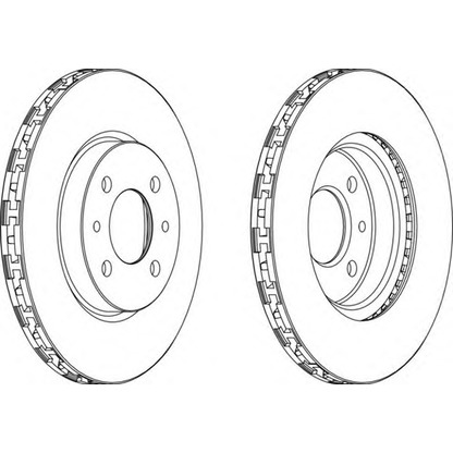 Zdjęcie Tarcza hamulcowa FERODO DDF762