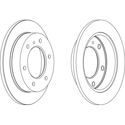 Photo Brake Disc FERODO DDF785