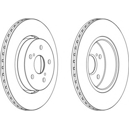 Photo Brake Disc FERODO DDF793