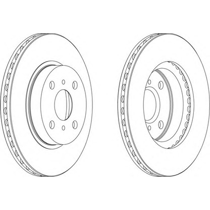 Photo Brake Disc FERODO DDF794