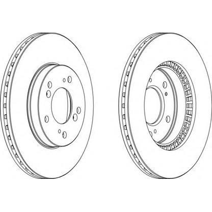 Zdjęcie Tarcza hamulcowa FERODO DDF829